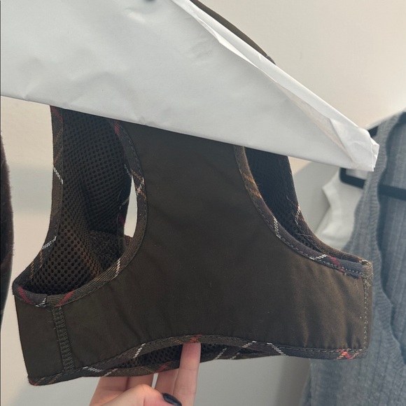 Barbour Wax Step In Dog Harness with Plaid Trim! Size Large (25 pounds) - Picture 7 of 10